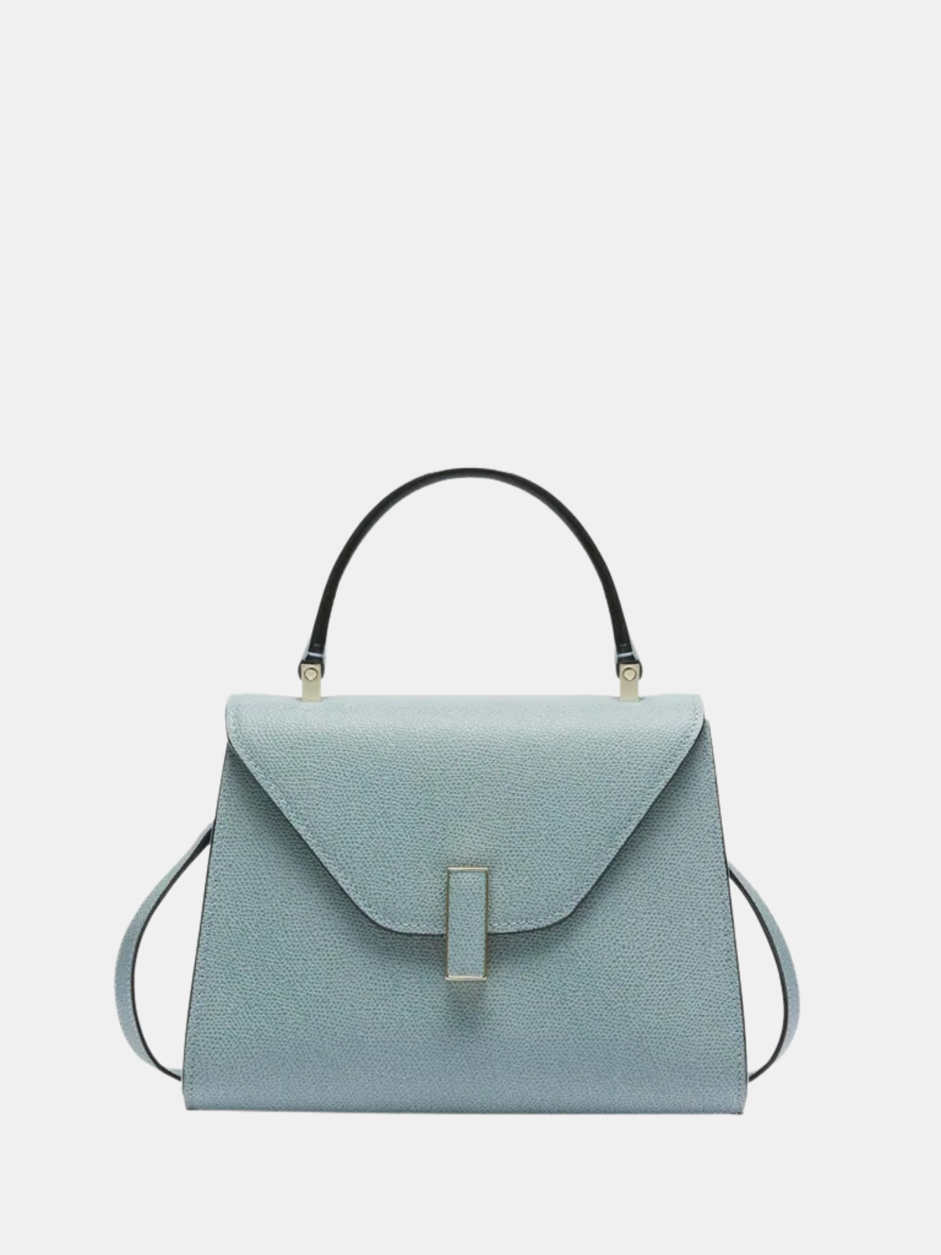 Valextra-Iside Top Handle Mini Bag - Smokey Blue-Bags-One Size-Boboli-Vancouver-Canada