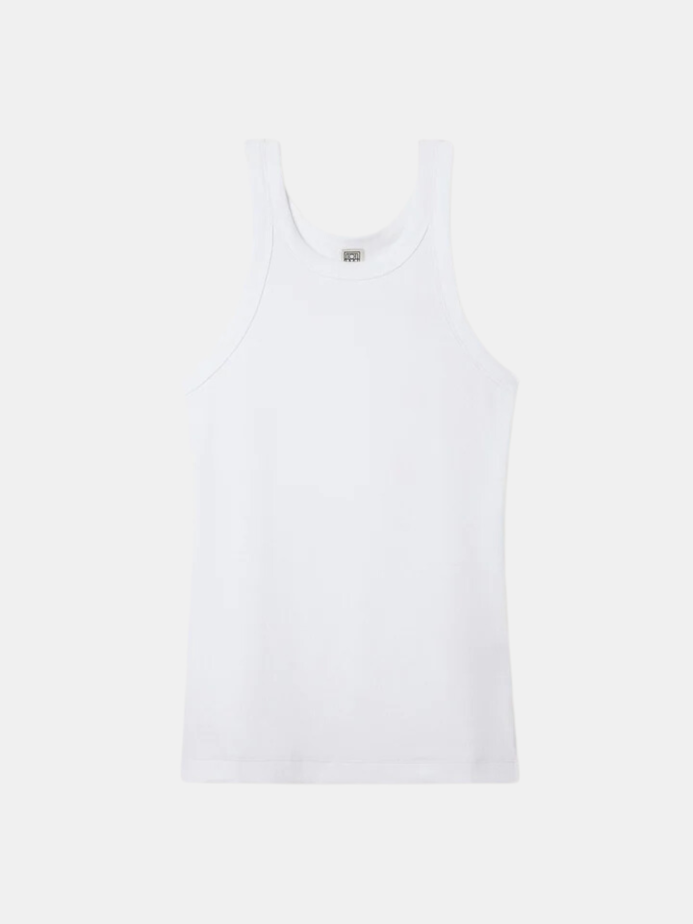 Totême-Curved Rib Tank - White-Tops-XXS-Boboli-Vancouver-Canada