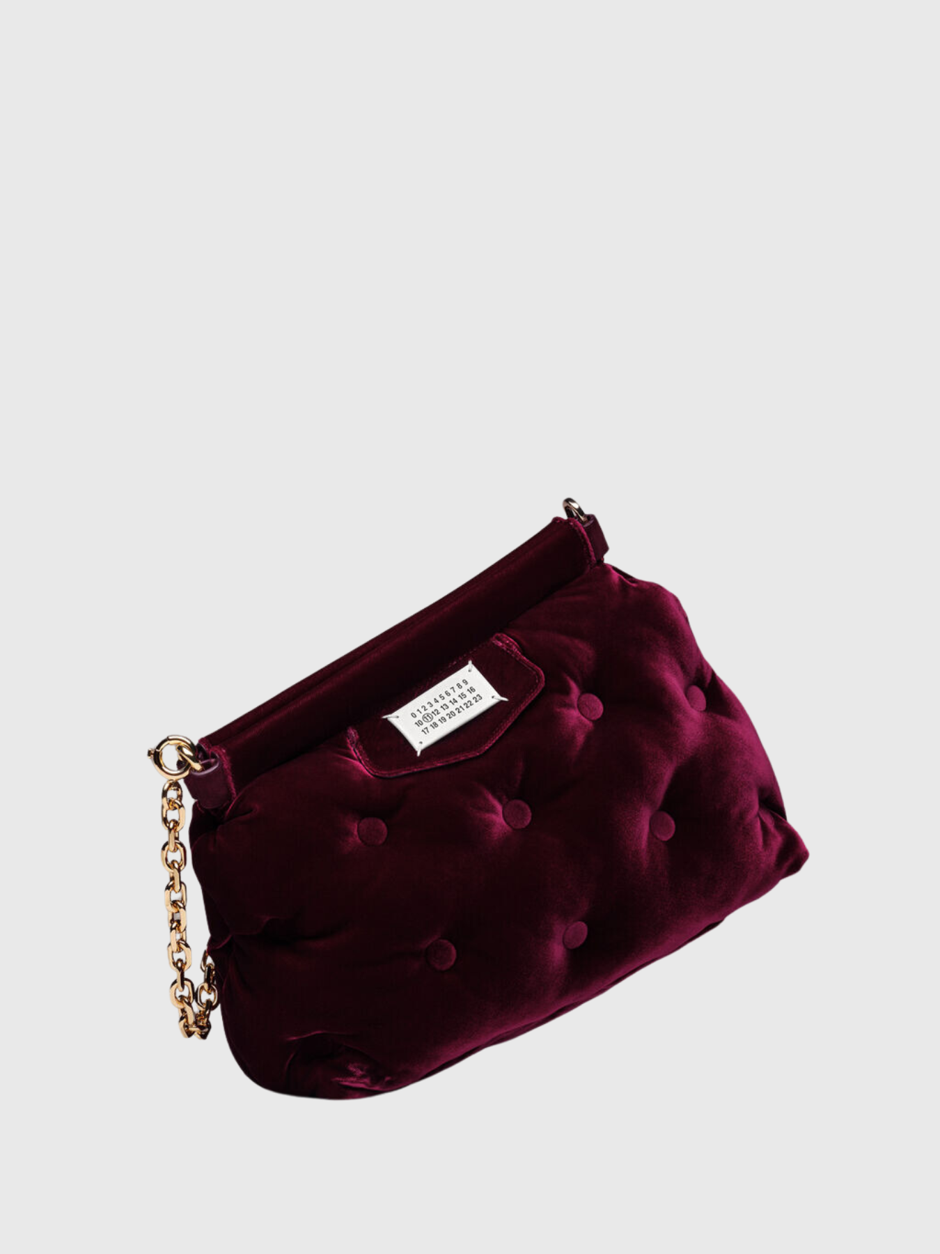 Maison Margiela-Glam Slam Classique Small Velvet - Merlot-Bags-One Size-Boboli-Vancouver-Canada