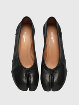 Maison Margiela-Tabi New Ballerina w/Heel - Black-Shoes-Boboli-Vancouver-Canada