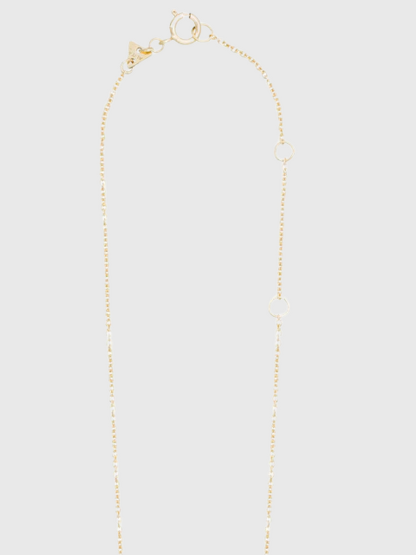 Aliita-Tennis and Ball Necklace - Yellow Gold/Pistachio Green Enamel-Jewellery-One Size-Boboli-Vancouver-Canada