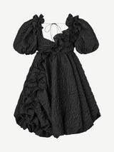 Cecilie Bahnsen-Gwen Dress - Black-Dresses-UK 08-Boboli-Vancouver-Canada