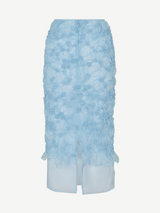 Cecilie Bahnsen-Glenda Skirt - Light Blue-Skirts-UK 10-Boboli-Vancouver-Canada