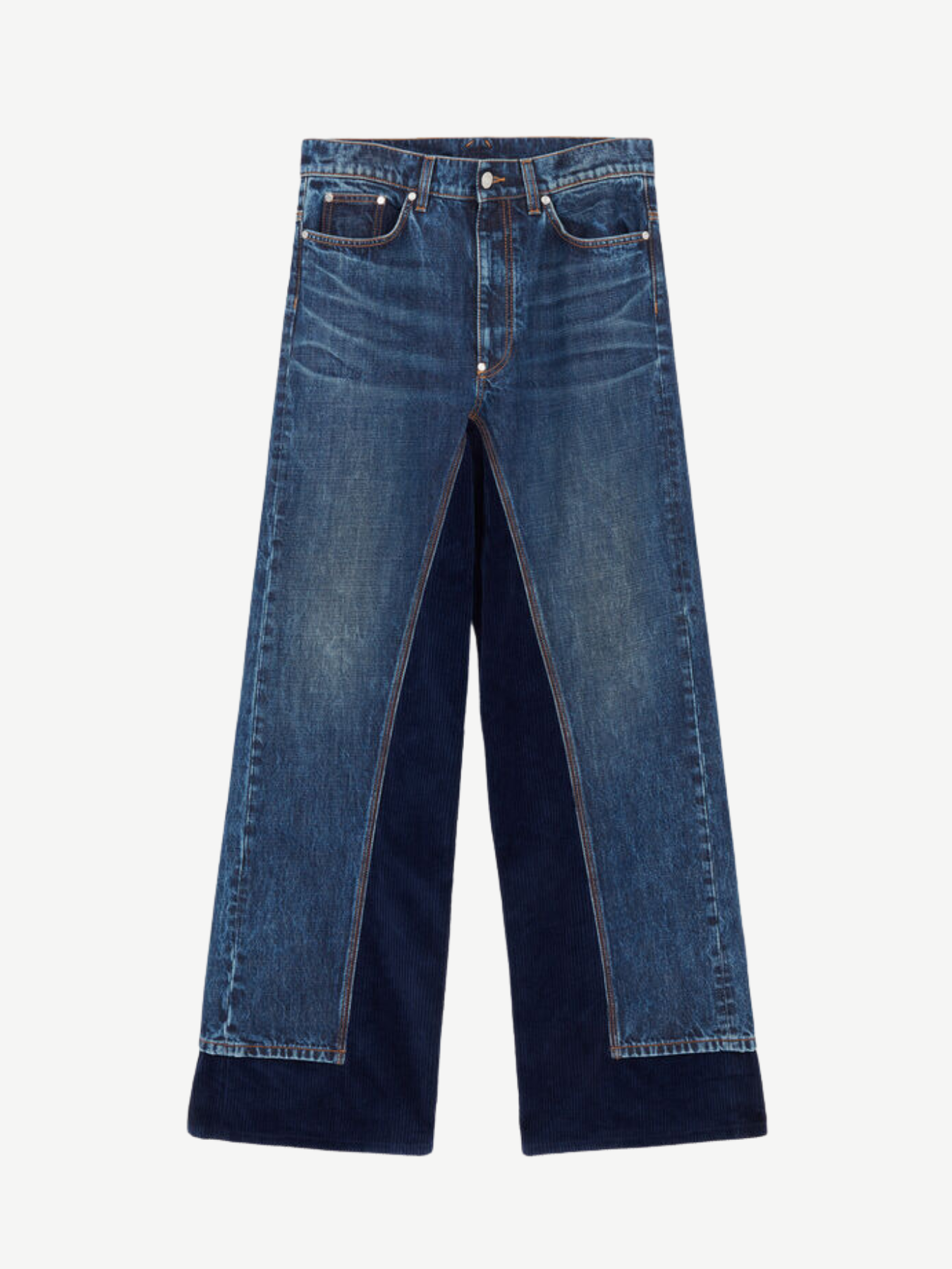 Stella McCartney-Dark Vintage Corduroy Jeans - Vintage Dark-Pants-26-Boboli-Vancouver-Canada