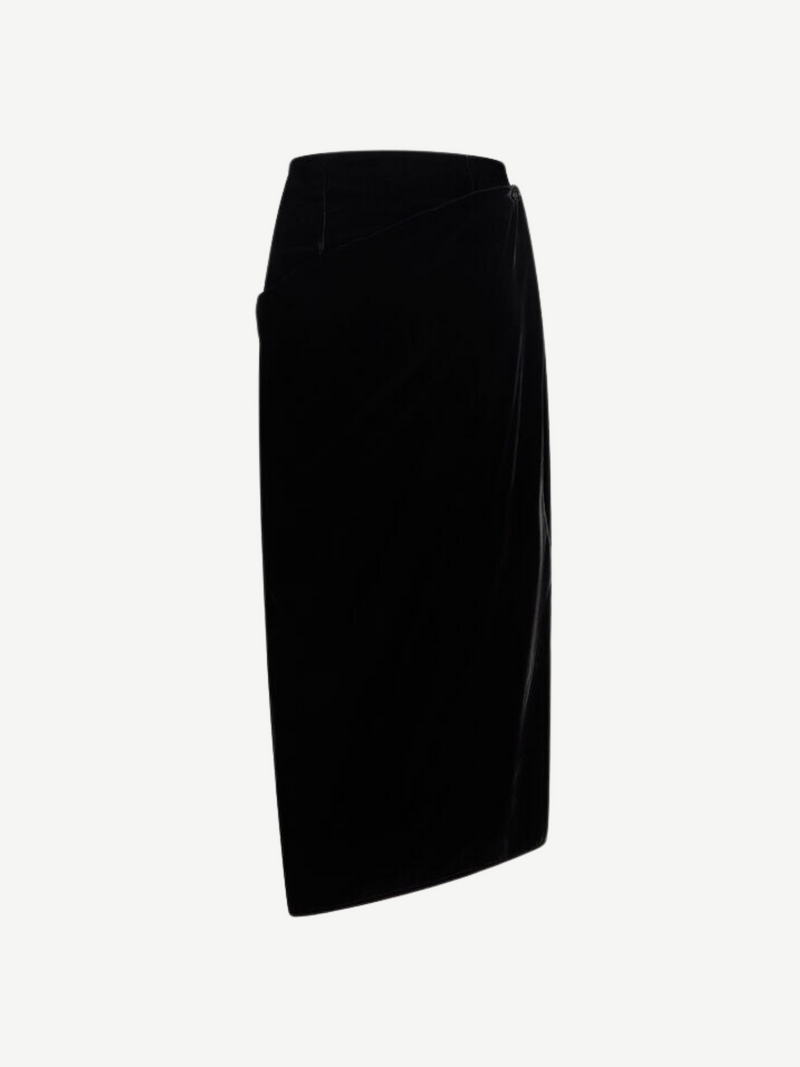 Etro-Midi Skirt - Black-Skirts-Boboli-Vancouver-Canada