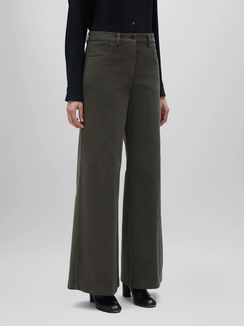 Aspesi-Pantalone Mod.0156 - Military Green-Pants-Boboli-Vancouver-Canada