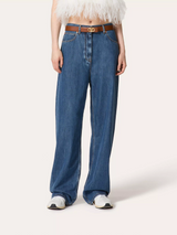 Valentino-Denim - Medium Blue-Pants-Boboli-Vancouver-Canada