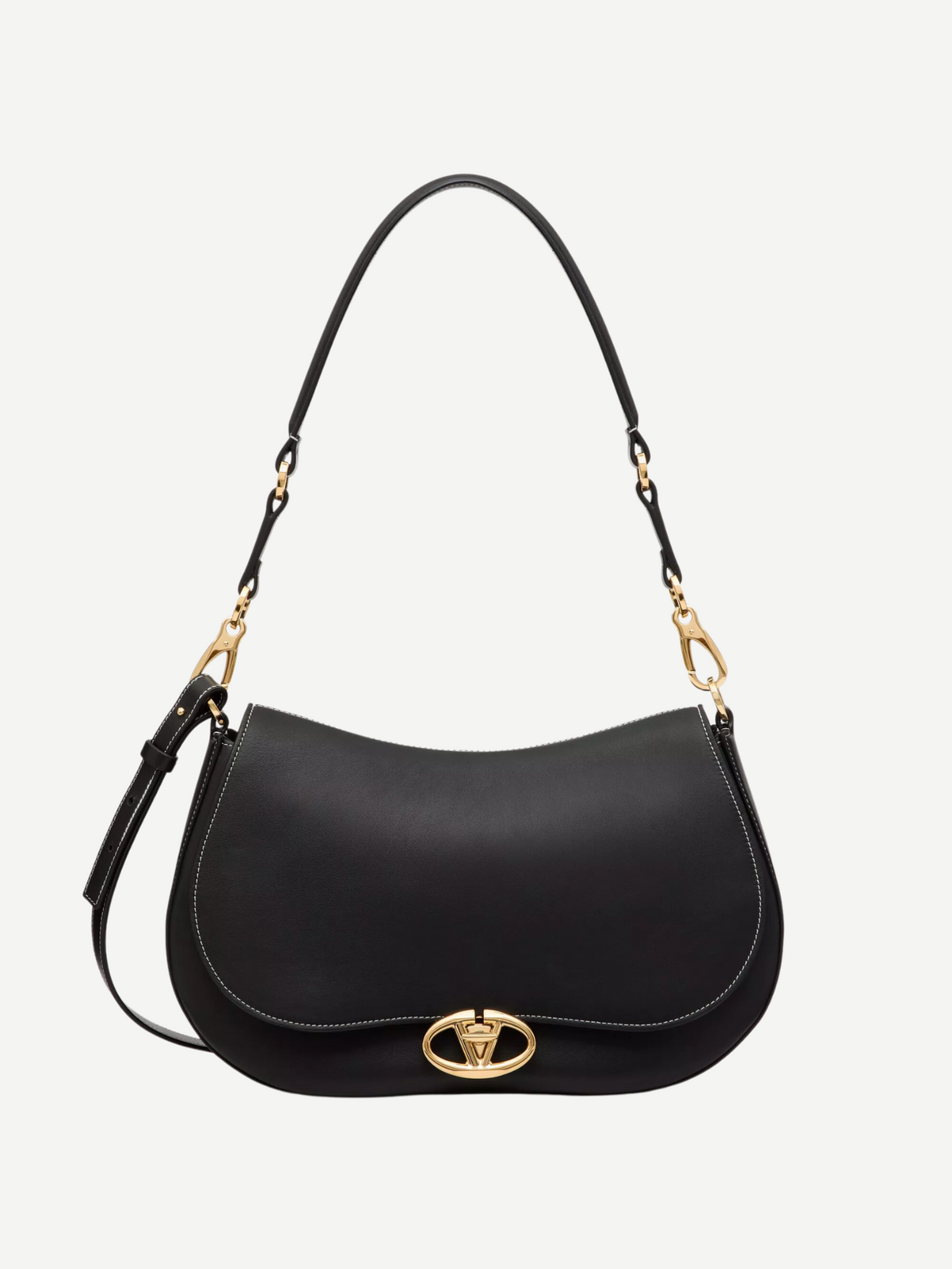 Valentino Gold Logo Saddle Bag Boboli Vancouver Canada