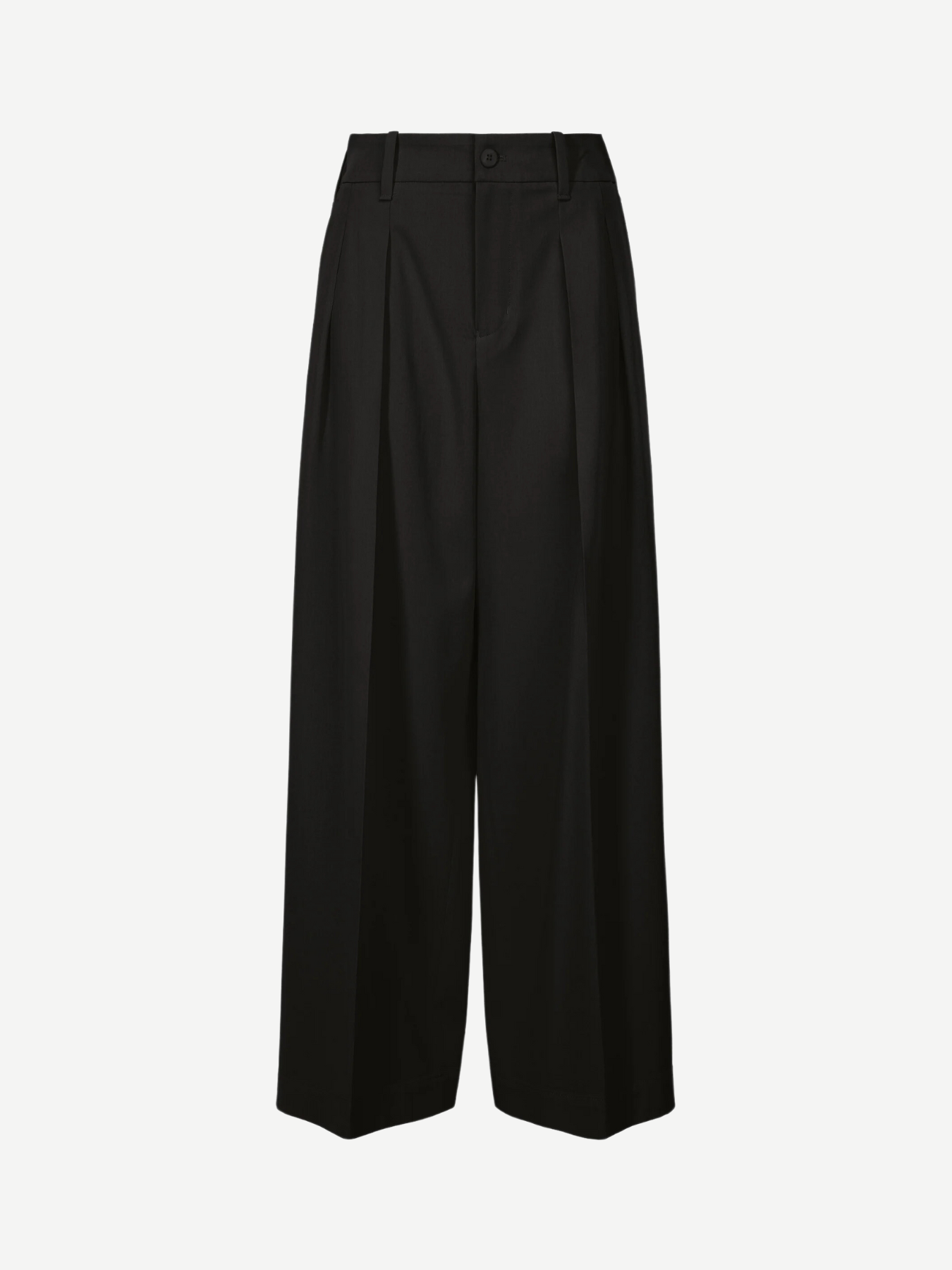 Issey Miyake-Wool Gabardine Pants - Black-Pants-JP 01-Boboli-Vancouver-Canada