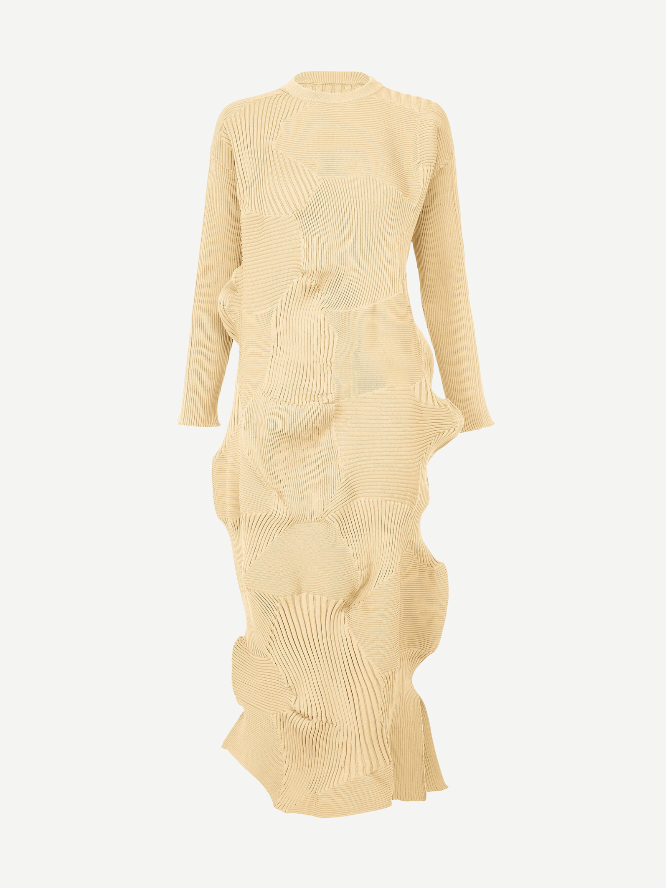 Issey Miyake-Kone Kone Dress - Moon White-Dresses-JP 02-Boboli-Vancouver-Canada