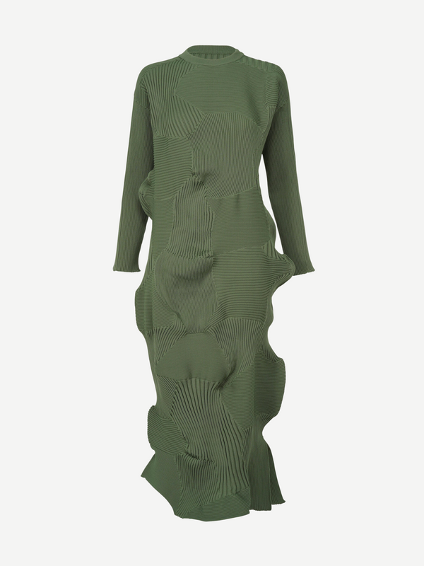 Issey Miyake-Kone Kone Dress - Misty Green-Dresses-JP 02-Boboli-Vancouver-Canada