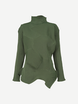 Issey Miyake-Kone Kone Top - Misty Green-Tops-JP 02-Boboli-Vancouver-Canada