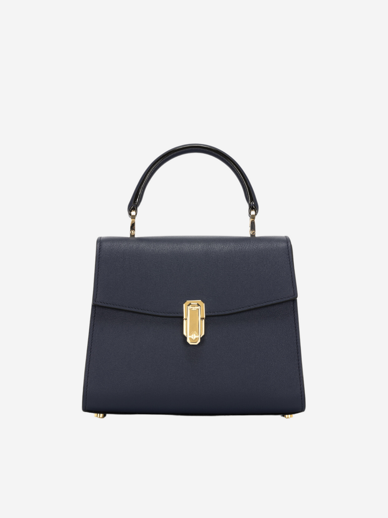 La Maison Moreau-Sophie Small Bag - Navy Blue-Bags-One Size-Boboli-Vancouver-Canada