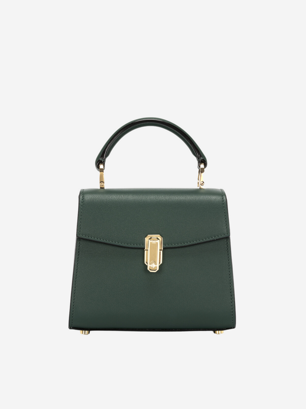 La Maison Moreau-Leather Sophie Micro Bag - Dark Green-Bags-One Size-Boboli-Vancouver-Canada