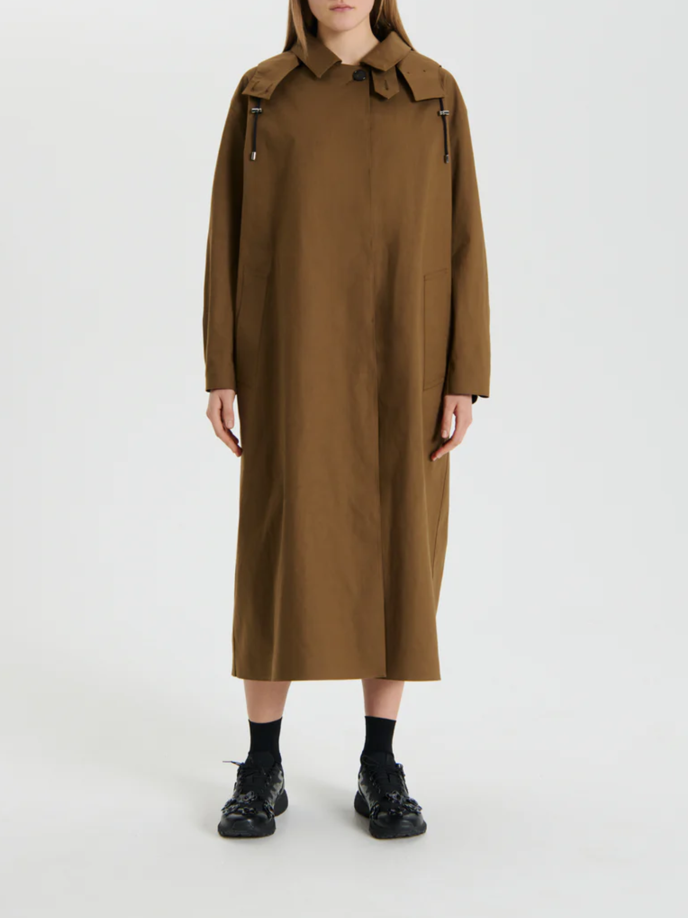 Cecilie Bahnsen-Onid Coat - Brown-Coats-XS/S-Boboli-Vancouver-Canada