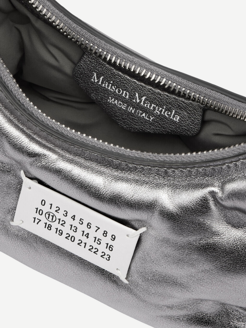 Maison Margiela-Glam Slam Hobo Micro - Metallic Grey-Bags-One Size-Boboli-Vancouver-Canada