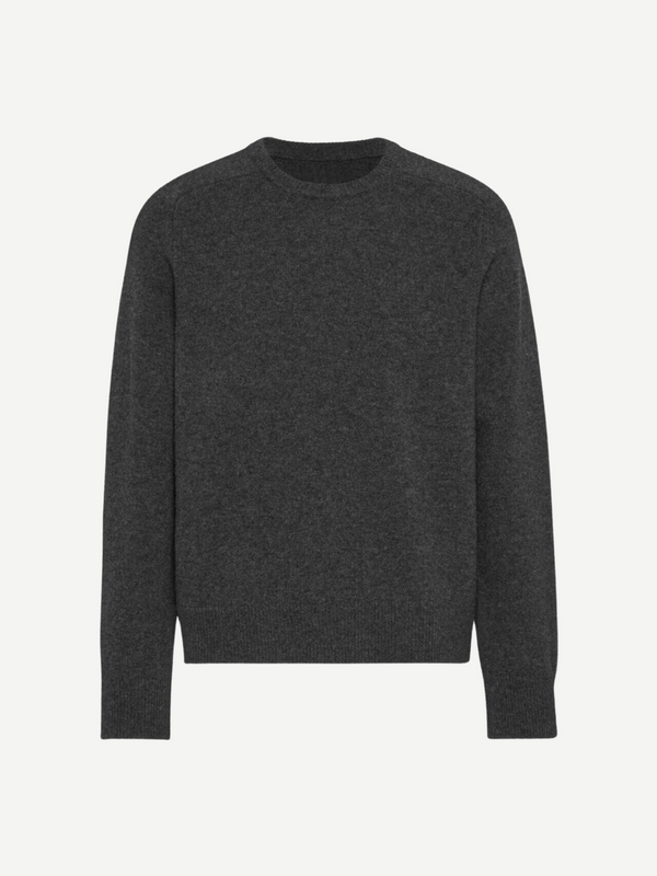 Maison Margiela-Washed Lambswool Sweater - Charcoal-Sweaters-XS-Boboli-Vancouver-Canada