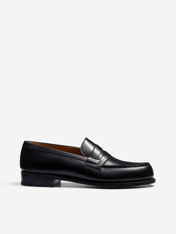 J.M. Weston-180 Loafer - Black-Shoes-Boboli-Vancouver-Canada