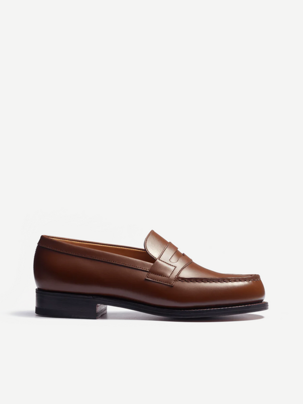 J.M. Weston-180 Loafer - Dark Brown-Shoes-2-Boboli-Vancouver-Canada