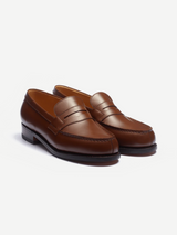 J.M. Weston-180 Loafer - Dark Brown-Shoes-Boboli-Vancouver-Canada