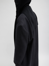 Tibi-Light Weight Airy Extrafine Wool Hooded - Black-Sweaters-One Size-Boboli-Vancouver-Canada