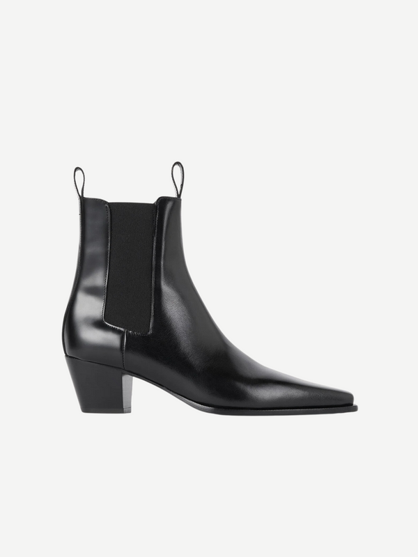 Totême-The City Boot - Black-Shoes-EU 36-Boboli-Vancouver-Canada