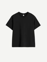 Totême-Classic Cotton Tee - Black-Shirts-XS-Boboli-Vancouver-Canada