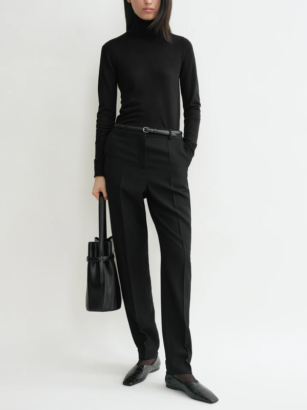 Fine Turtleneck Black