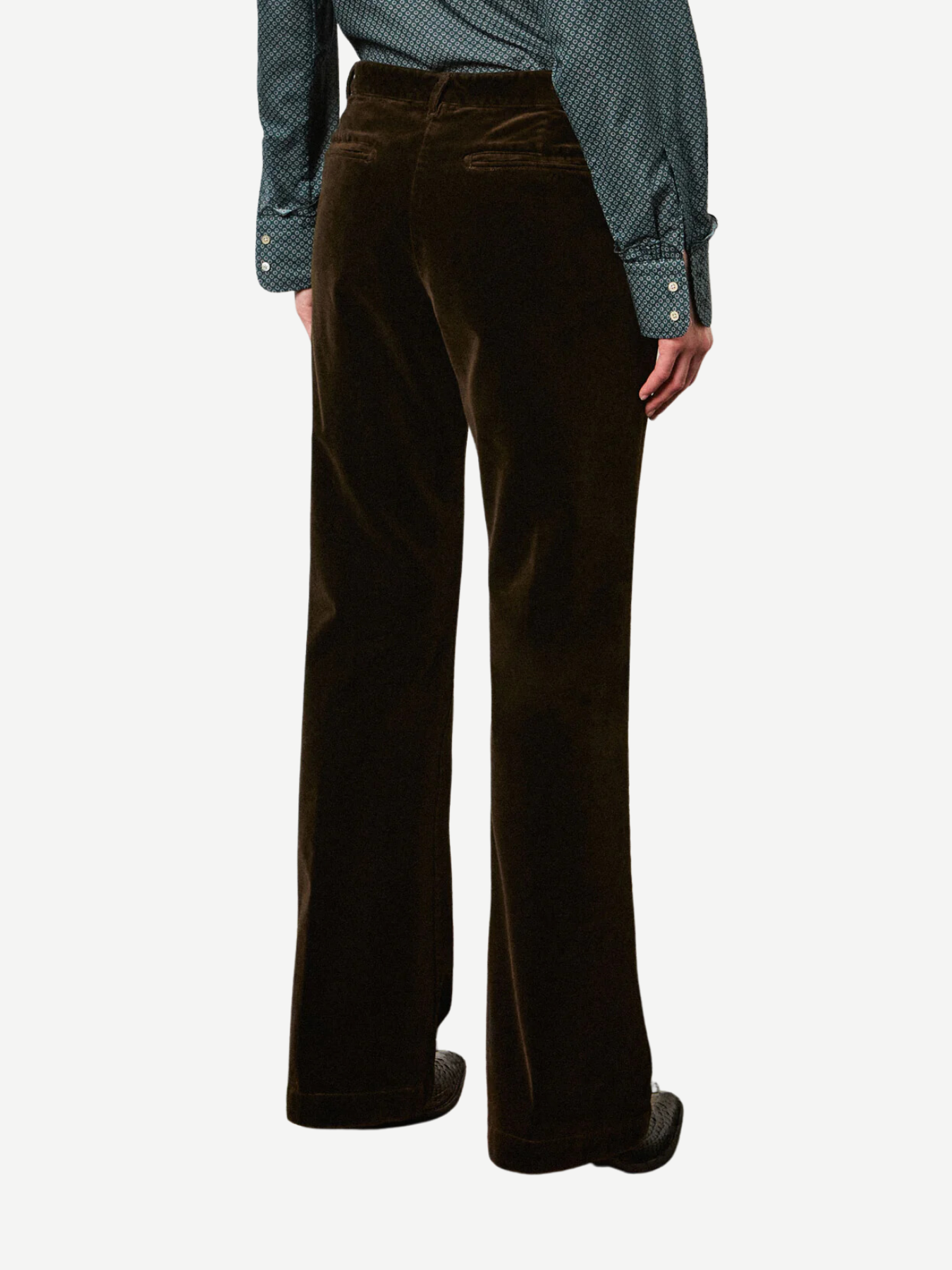 Massimo Alba-Liza Classic Trousers - Caffe-Pants-Boboli-Vancouver-Canada