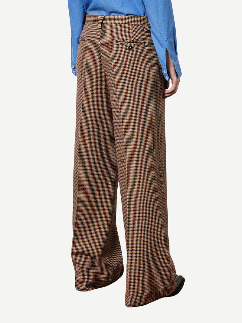 Massimo Alba-Lamia High-Waist Wide-Leg Pants - Mosto-Pants-Boboli-Vancouver-Canada