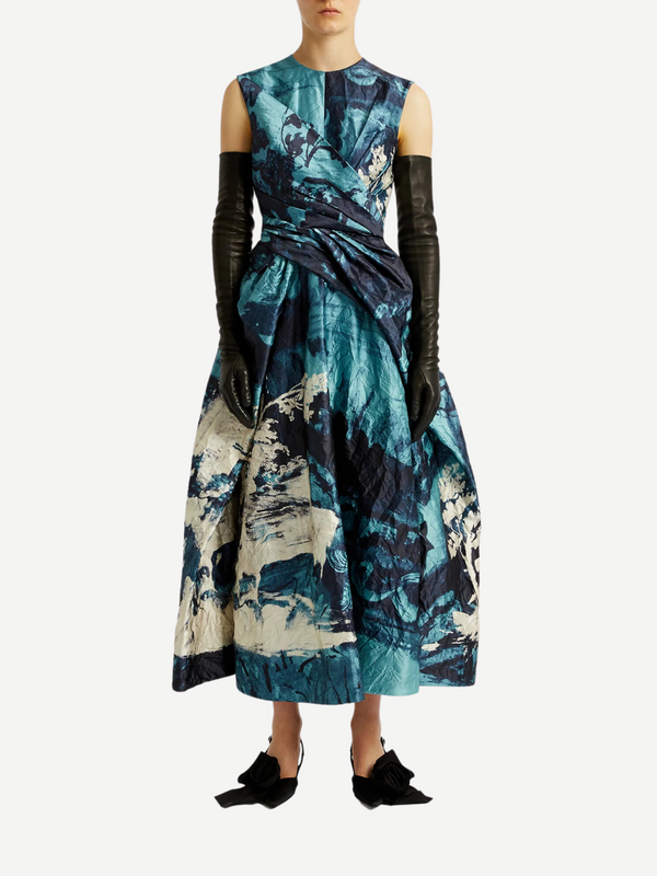 Erdem-Sleeveless Draped Dress - Amneris-Dresses-UK 08-Boboli-Vancouver-Canada