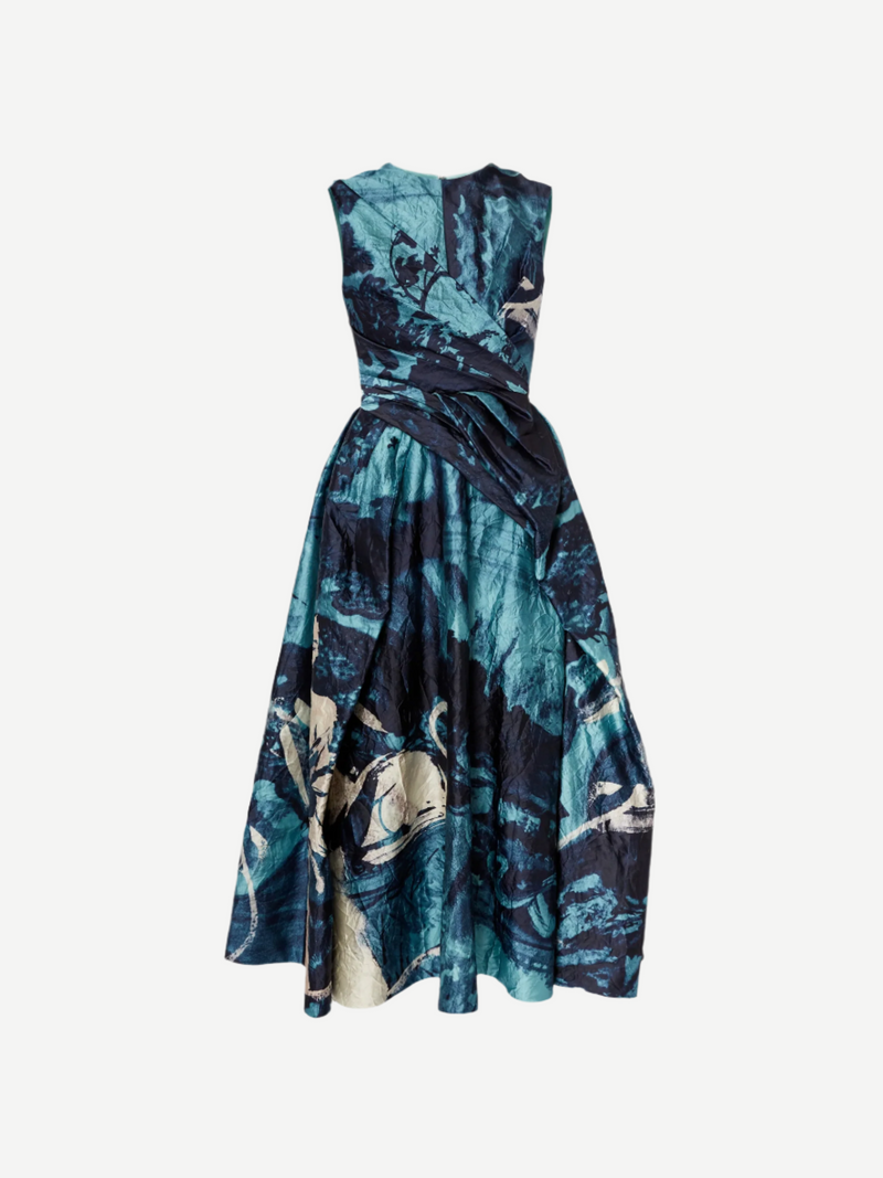 Erdem-Sleeveless Draped Dress - Amneris-Dresses-UK 08-Boboli-Vancouver-Canada