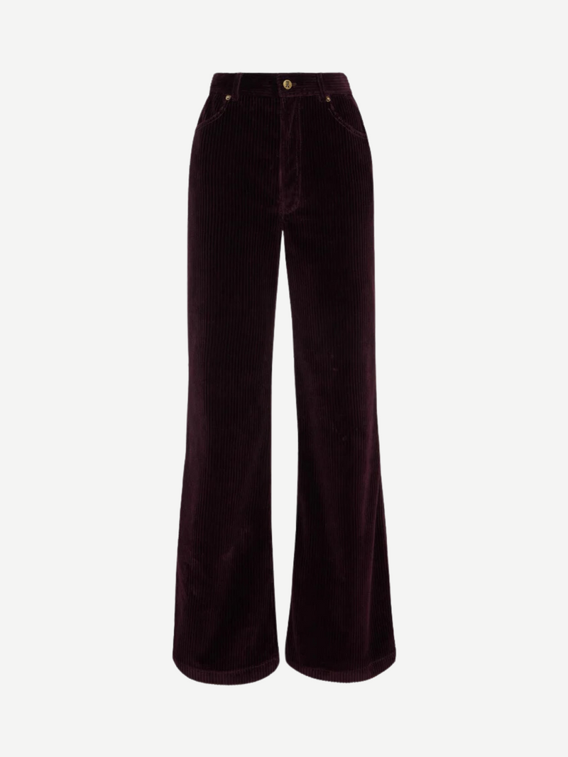 La DoubleJ-The Flare Pants - Purple-Pants-Boboli-Vancouver-Canada