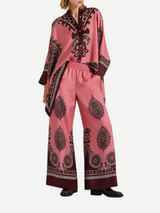 La DoubleJ-Palazzo Pants Placee - Pink-Pants-Boboli-Vancouver-Canada