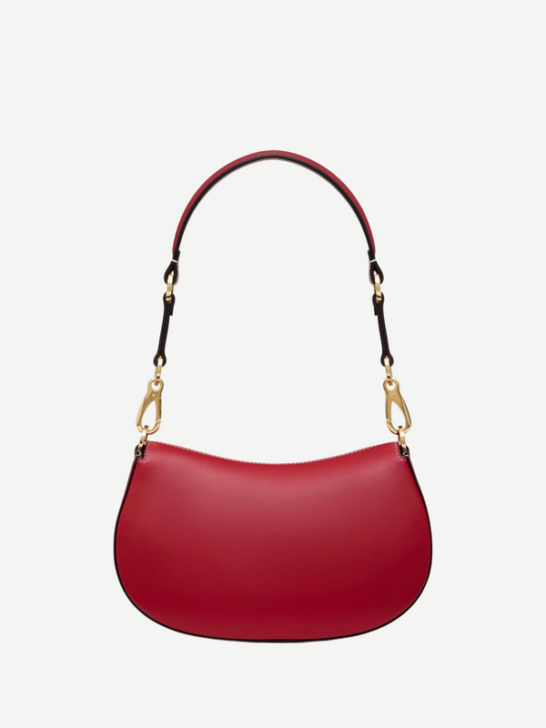 Valentino-Small Ohval Shoulder Bag - Red-Bags-One Size-Boboli-Vancouver-Canada