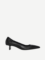 Pierre Hardy-Stella Pump 45mm Crinkled - Black-Shoes-Boboli-Vancouver-Canada