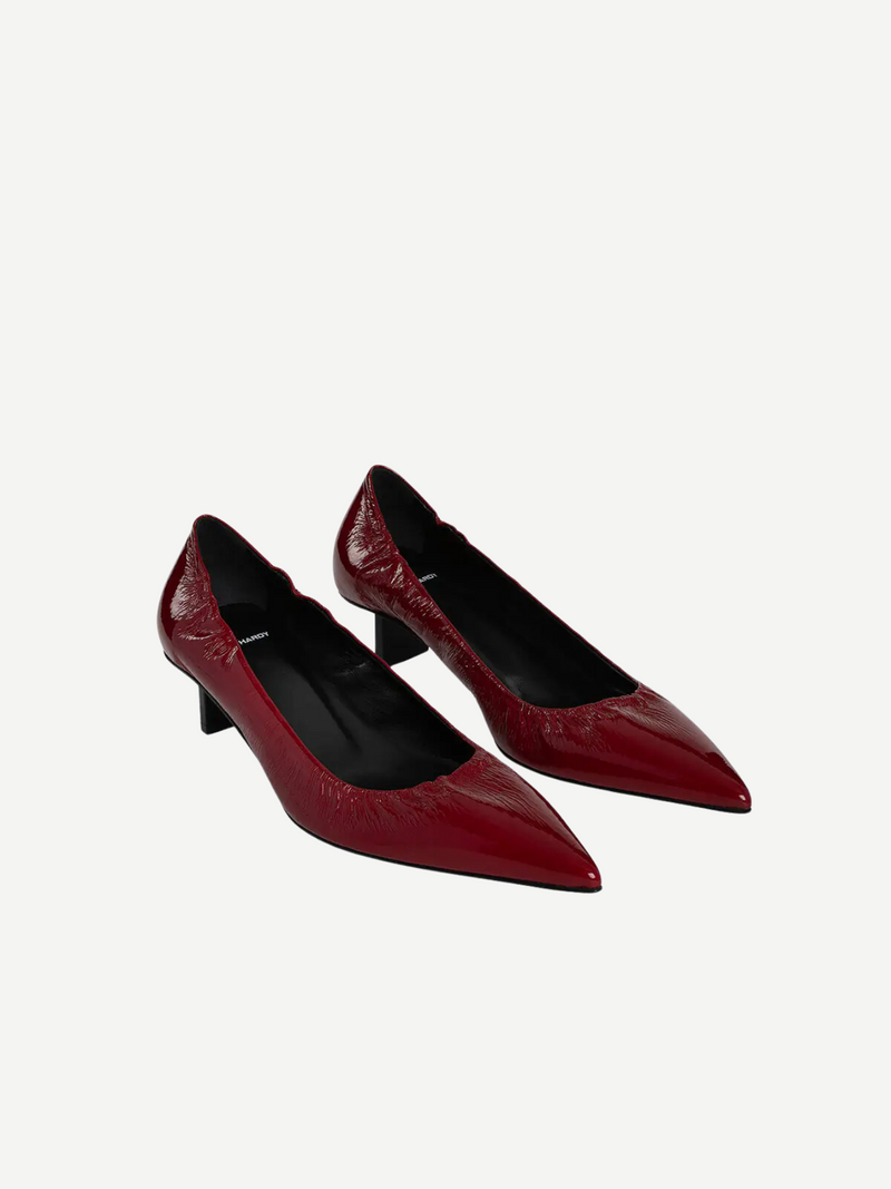 Pierre Hardy-Stella Pump 45mm Patent - Red-Shoes-Boboli-Vancouver-Canada