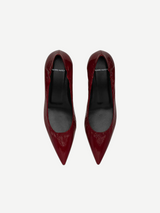 Pierre Hardy-Stella Pump 45mm Patent - Red-Shoes-Boboli-Vancouver-Canada