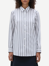 Aspesi-Striped Shirt - Grey Stripe-Shirts-Boboli-Vancouver-Canada