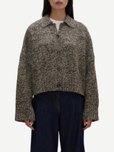 Aspesi-Wool Blend Cardigan - Military-Cardigans-Boboli-Vancouver-Canada