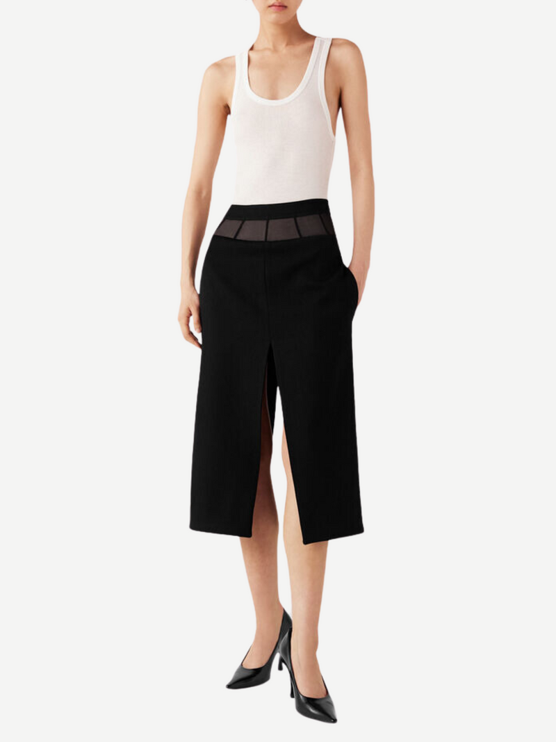 Stella McCartney-Pencil Skirt - Black-Skirts-Boboli-Vancouver-Canada