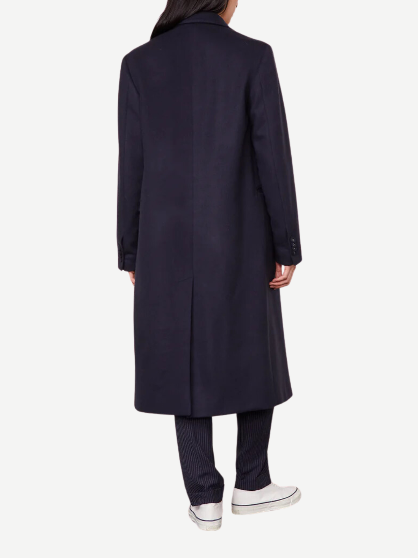 Officine Generale-Orlane Coat - Dark Navy-Coats-Boboli-Vancouver-Canada