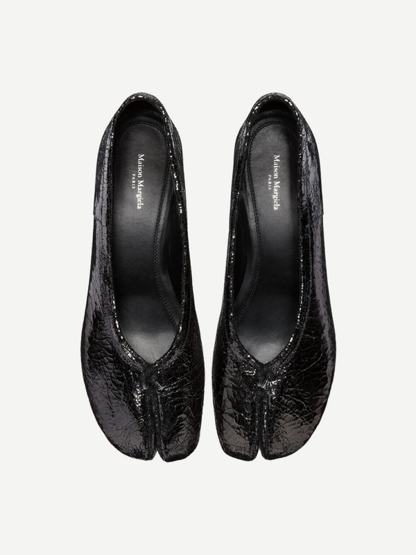 Maison Margiela-Tabi Broken Mirror New Ballerina - Dark Grey-Shoes-Boboli-Vancouver-Canada