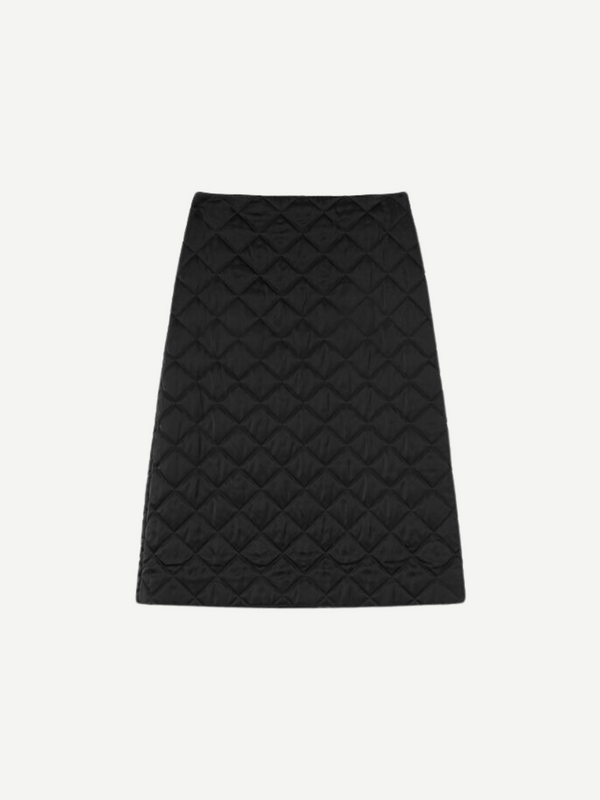 Jil Sander-Quilted Skirt - Black-Skirts-Boboli-Vancouver-Canada