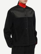 Jil Sander-Wool Pile Jacket - Black-Jackets-EU 36-Boboli-Vancouver-Canada