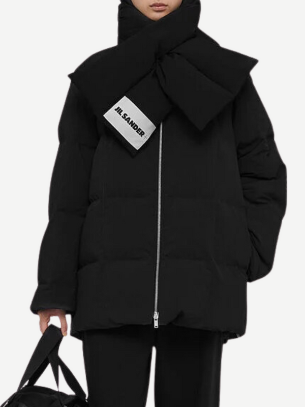 Jil Sander-Quilted Down Jacket - Black-Jackets-Boboli-Vancouver-Canada