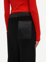 Jil Sander-Wool Pile Pants - Black-Pants-Boboli-Vancouver-Canada