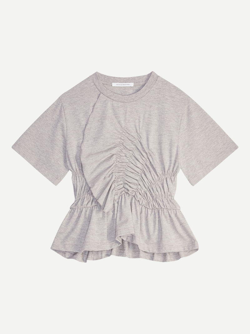 Cecilie Bahnsen-Ace Top - Grey Melange-Tops-Boboli-Vancouver-Canada