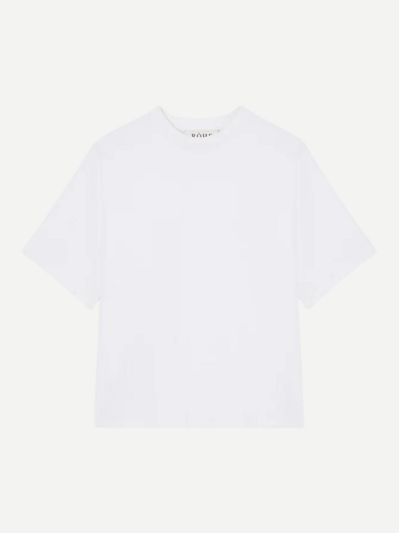 Rohe-Oversized Cotton T-Shirt - Optic White-Shirts-Boboli-Vancouver-Canada