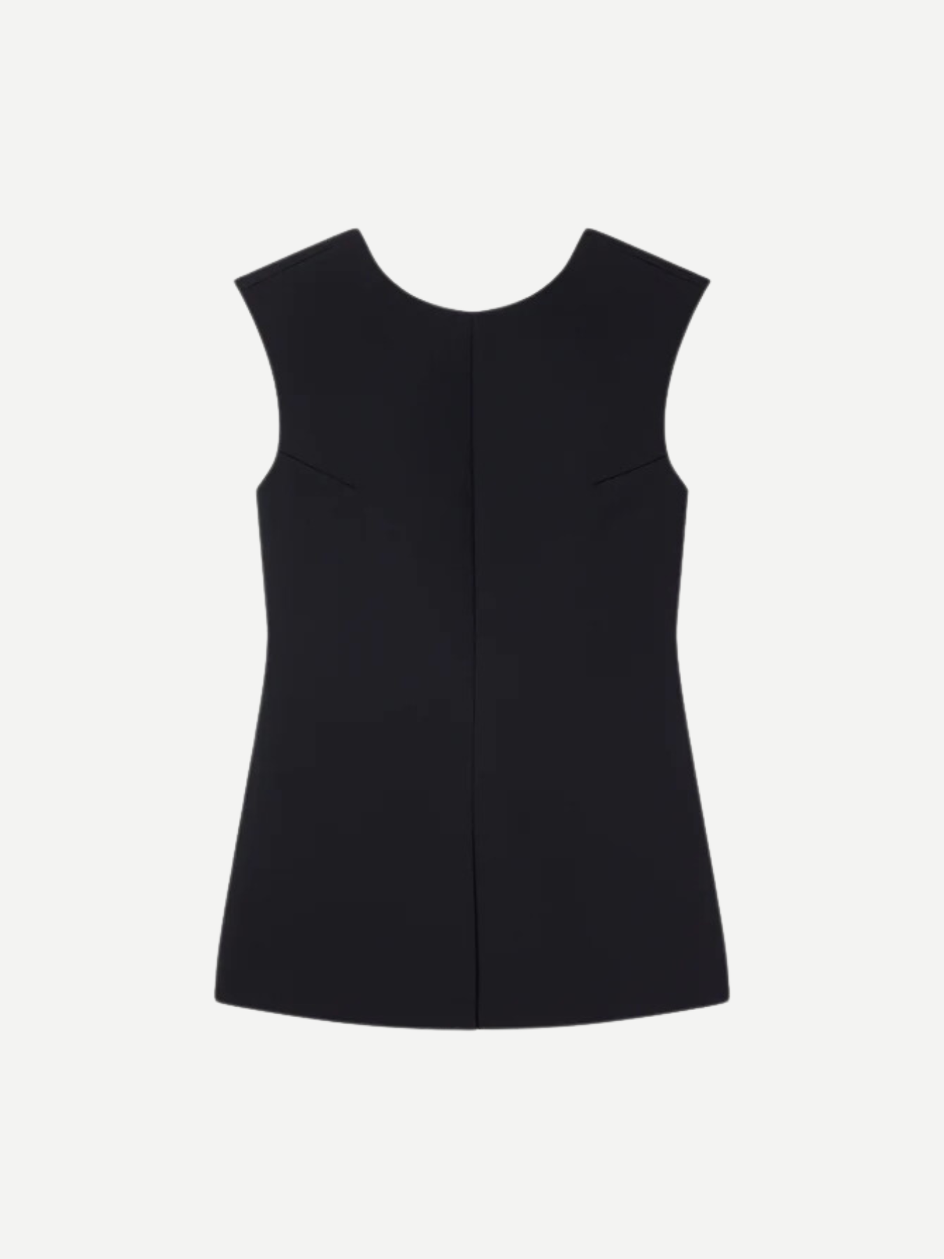 Rohe-Sculptural Open Back Top - Black-Tops-Boboli-Vancouver-Canada